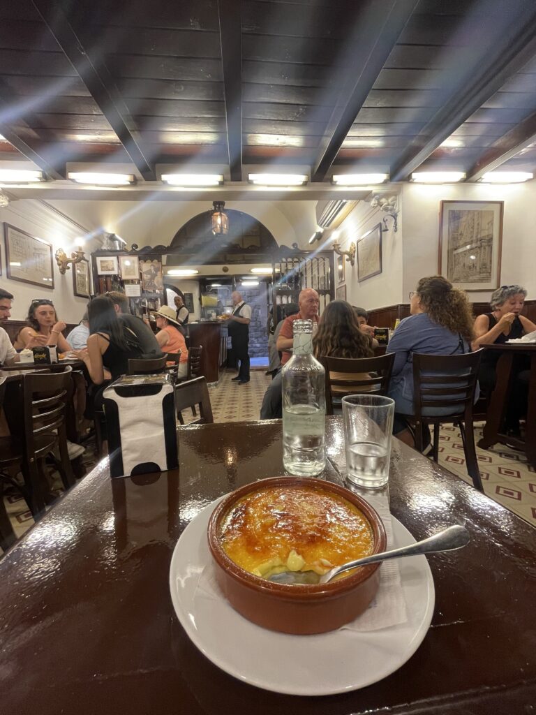 solo dining in Spain